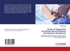 Couverture de Study of Sequential Combined Spinal-Epidural and Epidural Anesthesia