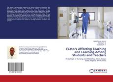 Couverture de Factors Affecting Teaching and Learning Among Students and Teachers