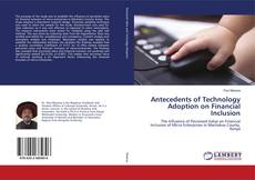 Buchcover von Antecedents of Technology Adoption on Financial Inclusion
