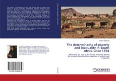 Buchcover von The determinants of poverty and inequality in South Africa since 1994