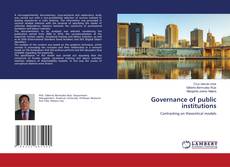 Copertina di Governance of public institutions