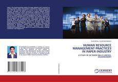 Buchcover von HUMAN RESOURCE MANAGEMENT PRACTICES IN PAPER INDUSTRY