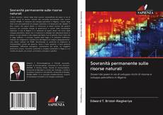 Bookcover of Sovranità permanente sulle risorse naturali