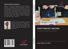 Portada del libro de EFEKTYWNOŚĆ SĄDOWA