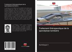 Обложка Traitement thérapeutique de la spondylose lombaire