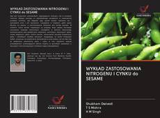 WYKŁAD ZASTOSOWANIA NITROGENU I CYNKU do SESAME的封面