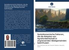 Bookcover of Sozioökonomische Faktoren, die die Adoption von Agroforstwirtschaft in angrenzenden Waldgemeinden beeinflussen