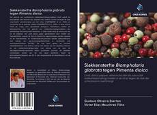 Couverture de Slakkensterfte Biomphalaria glabrata tegen Pimenta dioica