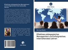 Buchcover von Effektives pädagogisches Management und erfolgreiches internationales Lehren