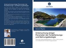 Untersuchung einiger Parameter der Fortpflanzungs- und Nahrungsökologie kitap kapağı