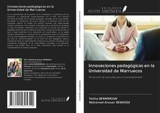 Capa do livro de Innovaciones pedagógicas en la Universidad de Marruecos 