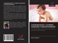 Buchcover von CHOROBOWOŚĆ I CZYNNIKI ZWIĄZANE Z NIEDOŻYWIENIEM