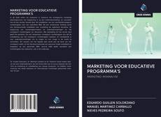 MARKETING VOOR EDUCATIEVE PROGRAMMA'S kitap kapağı