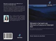 Couverture de Mimesis in het werk van Memoirs of Lazarus of Adonijah Son