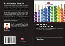 TECHNIQUE D'OPTIMISATION kitap kapağı