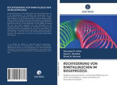 Buchcover von RÜCKFEDERUNG VON BIMETALLBLECHEN IM BIEGEPROZESS