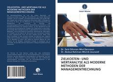 Buchcover von ZIELKOSTEN- UND WERTANALYSE ALS MODERNE METHODEN DER MANAGEMENTRECHNUNG