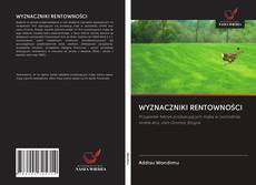 Portada del libro de WYZNACZNIKI RENTOWNOŚCI