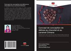Couverture de Concept de conception de délices au chocolat et au caramel Chhana