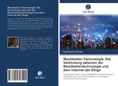 Capa do livro de Blockketten-Technologie. Die Verbindung zwischen der Blockkettentechnologie und dem Internet der Dinge 