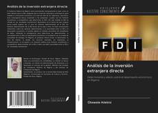 Buchcover von Análisis de la inversión extranjera directa