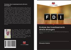 Couverture de Analyse des investissements directs étrangers