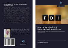 Bookcover of Analyse van de directe buitenlandse investeringen
