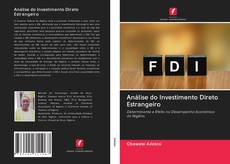 Обложка Análise do Investimento Direto Estrangeiro
