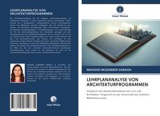 Buchcover von LEHRPLANANALYSE VON ARCHITEKTURPROGRAMMEN