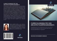 Capa do livro de CURRICULUMANALYSE VAN ARCHITECTUURPROGRAMMA'S 