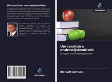Bookcover of Universitaire onderwijskwaliteit