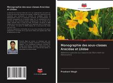 Copertina di Monographie des sous-classes Arecidae et Lilidae
