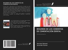 Buchcover von RESUMEN DE LOS CEMENTOS DE CEMENTACIÓN DENTAL