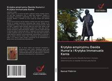 Krytyka empiryzmu Davida Hume'a i Krytyka Immanuela Kanta kitap kapağı