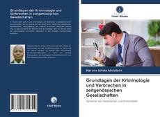 Capa do livro de Grundlagen der Kriminologie und Verbrechen in zeitgenössischen Gesellschaften 