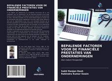 Copertina di BEPALENDE FACTOREN VOOR DE FINANCIËLE PRESTATIES VAN ONDERNEMINGEN