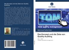 Buchcover von Das Konzept und die Ziele von Quality Auditing