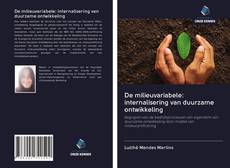Copertina di De milieuvariabele: internalisering van duurzame ontwikkeling