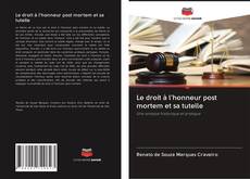 Bookcover of Le droit à l'honneur post mortem et sa tutelle