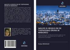 Buchcover von WALVIS III-REGELS EN DE TOEPASSING ERVAN IN MAROKKO