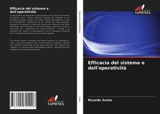Capa do livro de Efficacia del sistema e dell'operatività 
