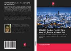 Bookcover of REGRAS DA BALEIA III E SUA APLICAÇÃO EM MARROCOS