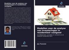 Copertina di Modellen voor de analyse van investeringen in residentieel vastgoed