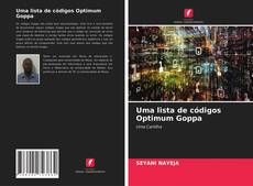 Uma lista de códigos Optimum Goppa kitap kapağı