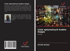 Bookcover of Lista optymalnych kodów Goppa
