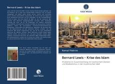 Bernard Lewis - Krise des Islam的封面
