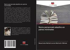 Buchcover von Noms personnels sésotho en paires minimales