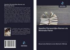 Capa do livro de Sesotho Persoonlijke Namen als Minimale Paren 