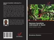 Buchcover von Uprawa buraków cukrowych w Kenii