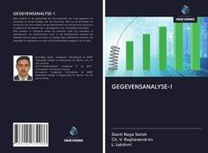 Bookcover of GEGEVENSANALYSE-1